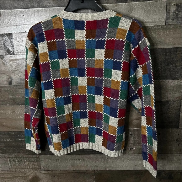 SOLD VTG Eddie Bauer Button Sweater Womens Medium - Picture 2 of 2